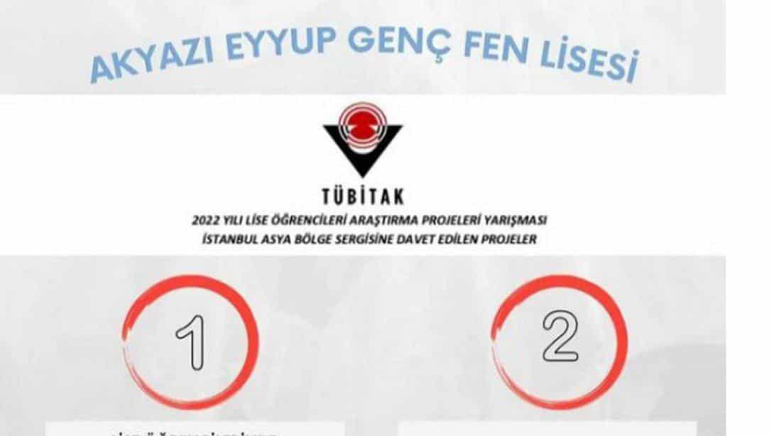 53. TÜBİTAK 2204-A Lise Öğrencileri Araştırma Projeleri Yarışması İstanbul-Asya Bölge  Sergisi'ne Akyazı Eyyup Genç Fen Lisesi 2 Proje ile Katılacak