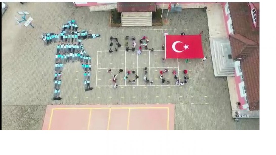 İlçemiz Okullarından Ali Altıparmak Ortaokulu'nun 18 Mart Çanakkale Zaferi Etkinliği