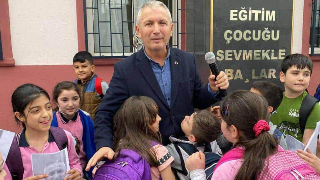 Emekliye Ayrılan Atatürk İlkokulu Okul Müdürü Ahmet Duman'a Veda Ziyareti
