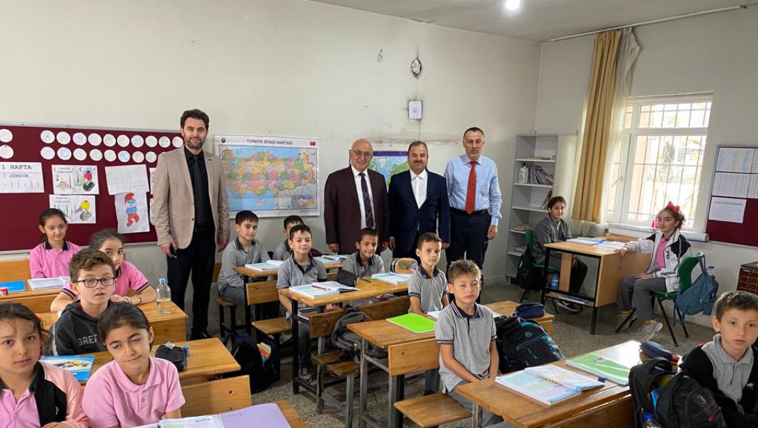 İlçe Milli Eğitim Müdürümüz Sayın Recep ÖZDEMİR Yağcılar İlkokulunu Ziyaret Etti.