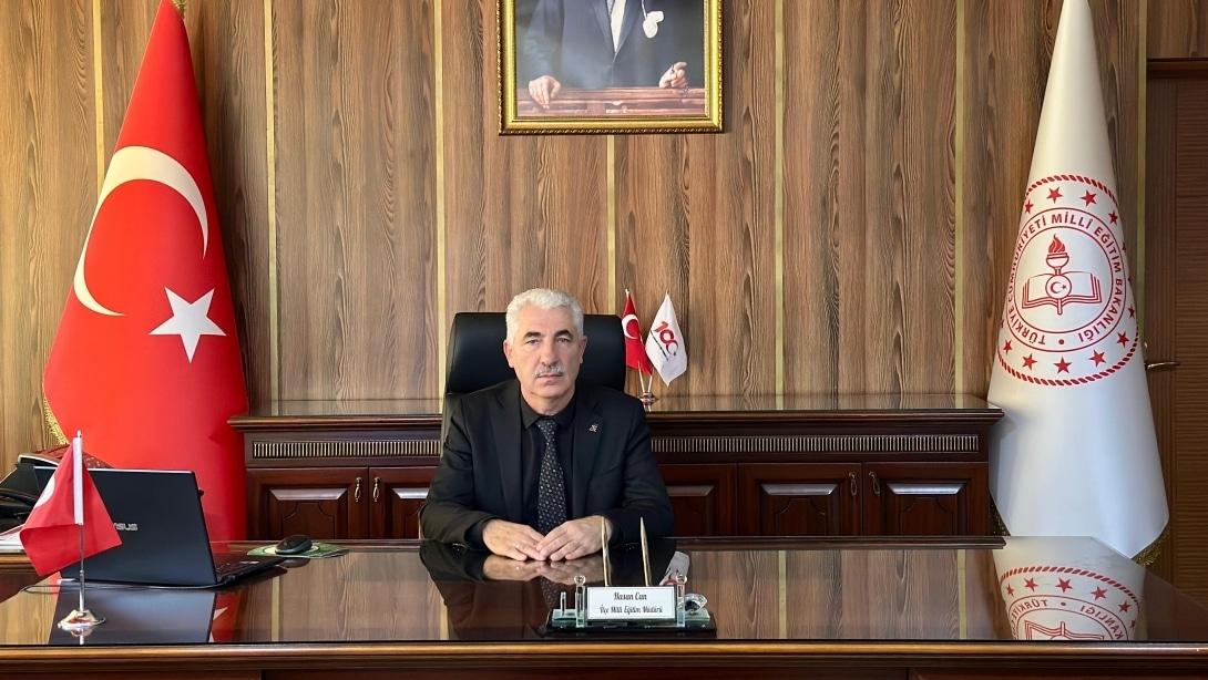 Akyazı İlçe Milli Eğitim Müdürü Sayın Hasan CAN'ın   2024 - 2025 Eğitim Öğretim Yılı Sonu Mesajı